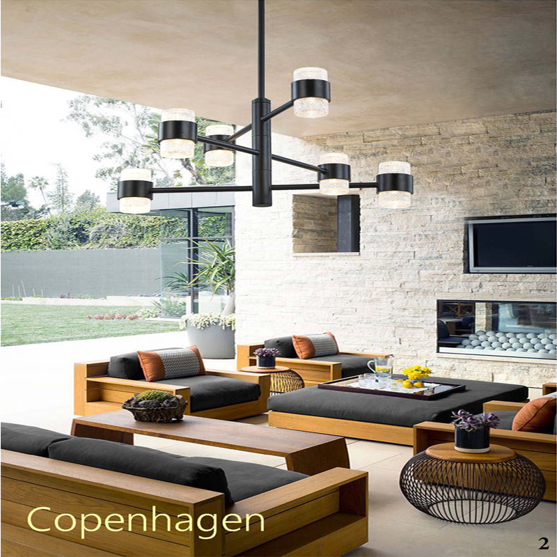 47W LED outdoor weather-proof pendant light