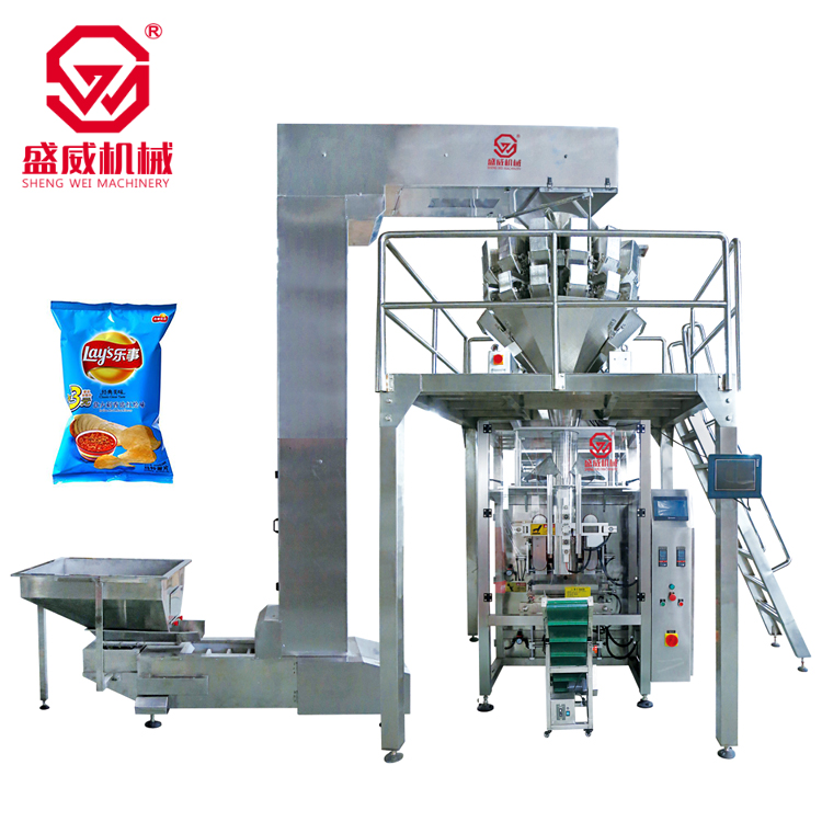 VFFS collar typ multi heads electronic weigher packing machine