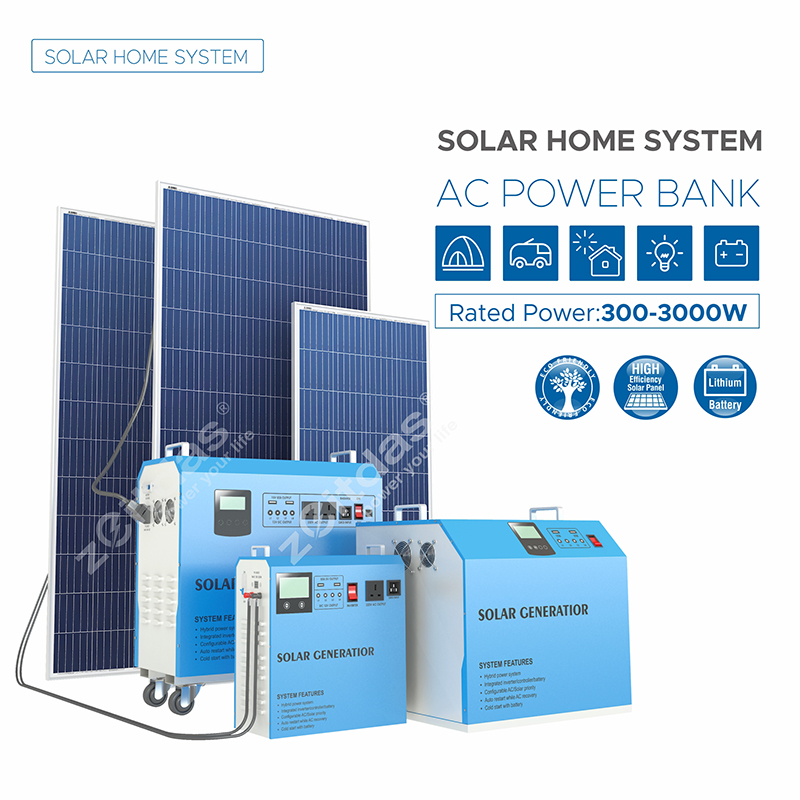 500W~3000W Solar Power Bank-(AC)