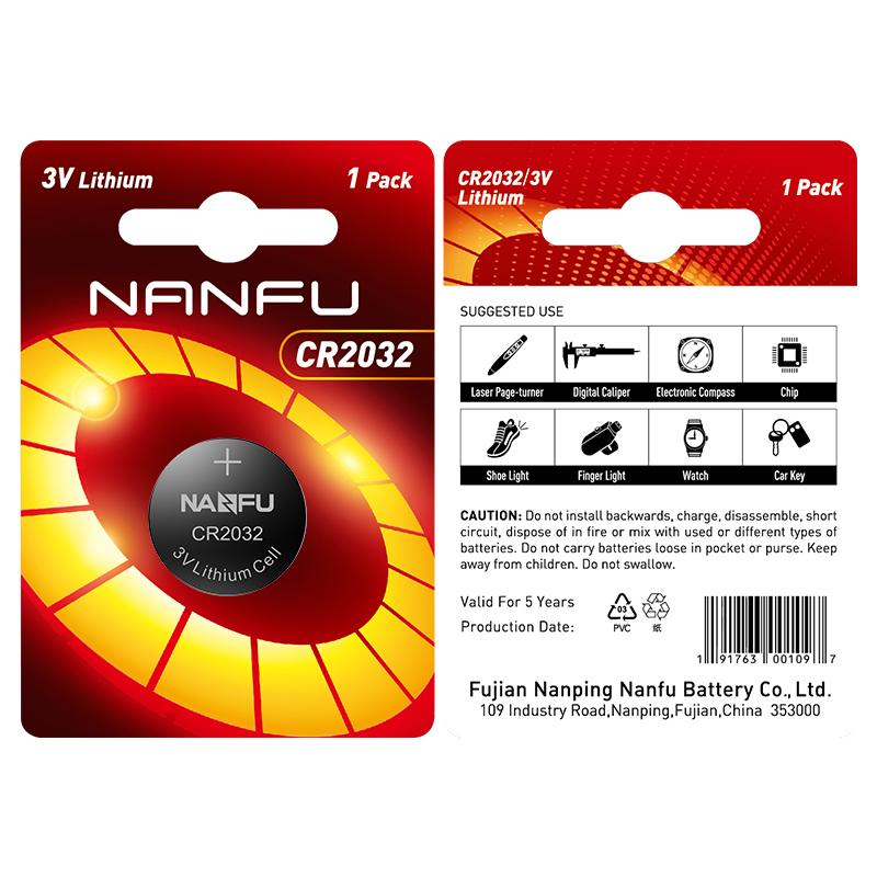 NANFU Button Cell CR2032 1-Battery Pack