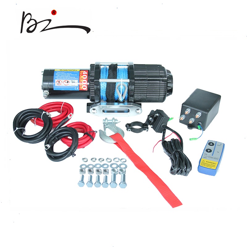 winch synthetic rope winch