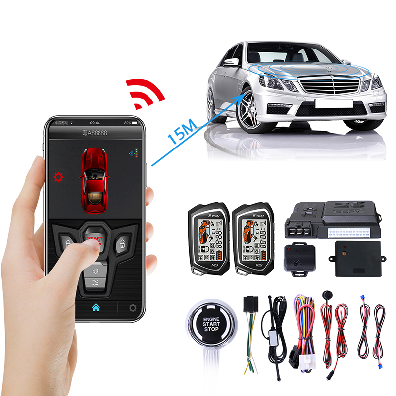 Bluetooth PKE two-way car alarm system
