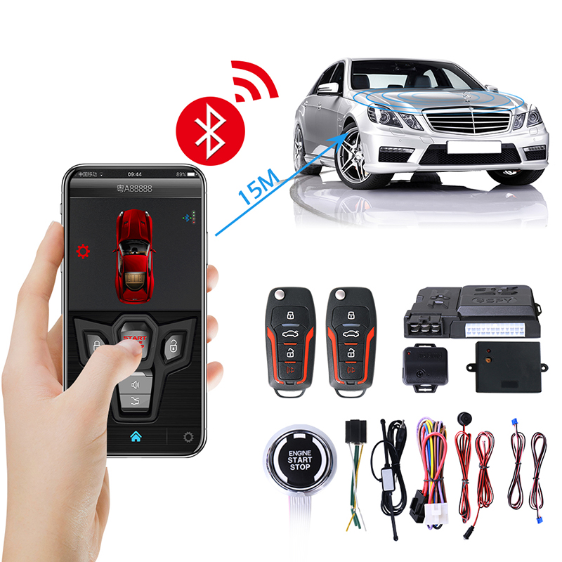 Bluetooth PKE one-way car alarm system