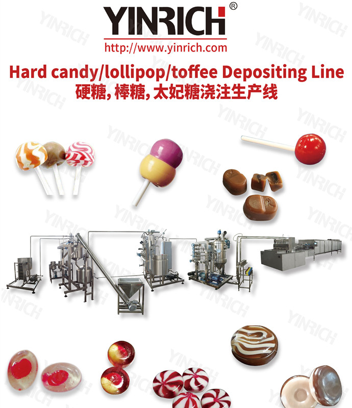 Candy depositing production line