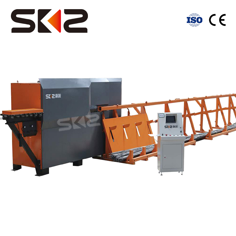 Double wire straihgtening and cutting machine