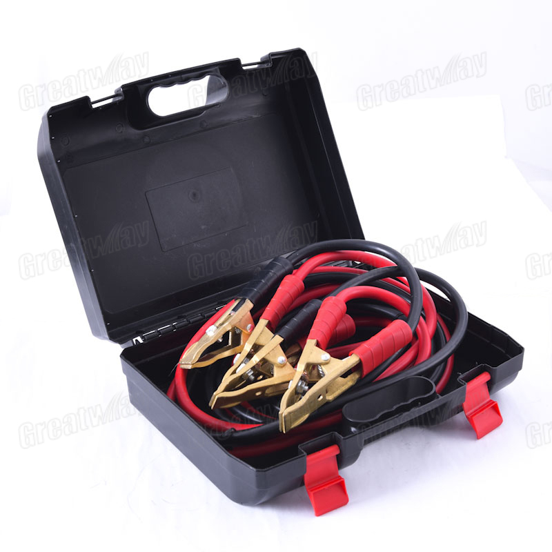 50mm2 Heavy Duty Jumper leads with Portable plastic box