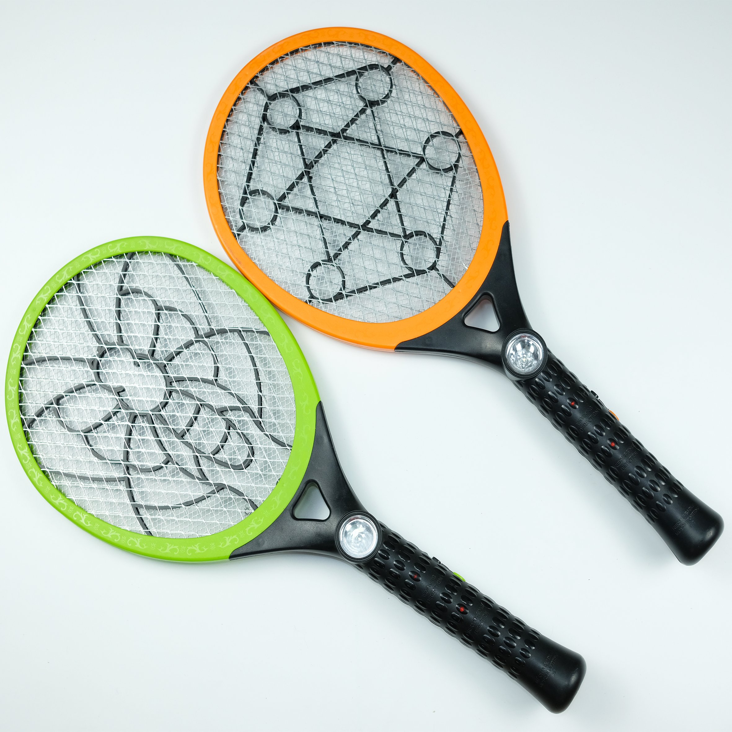 LED light electric rechargeable mosquito swatter