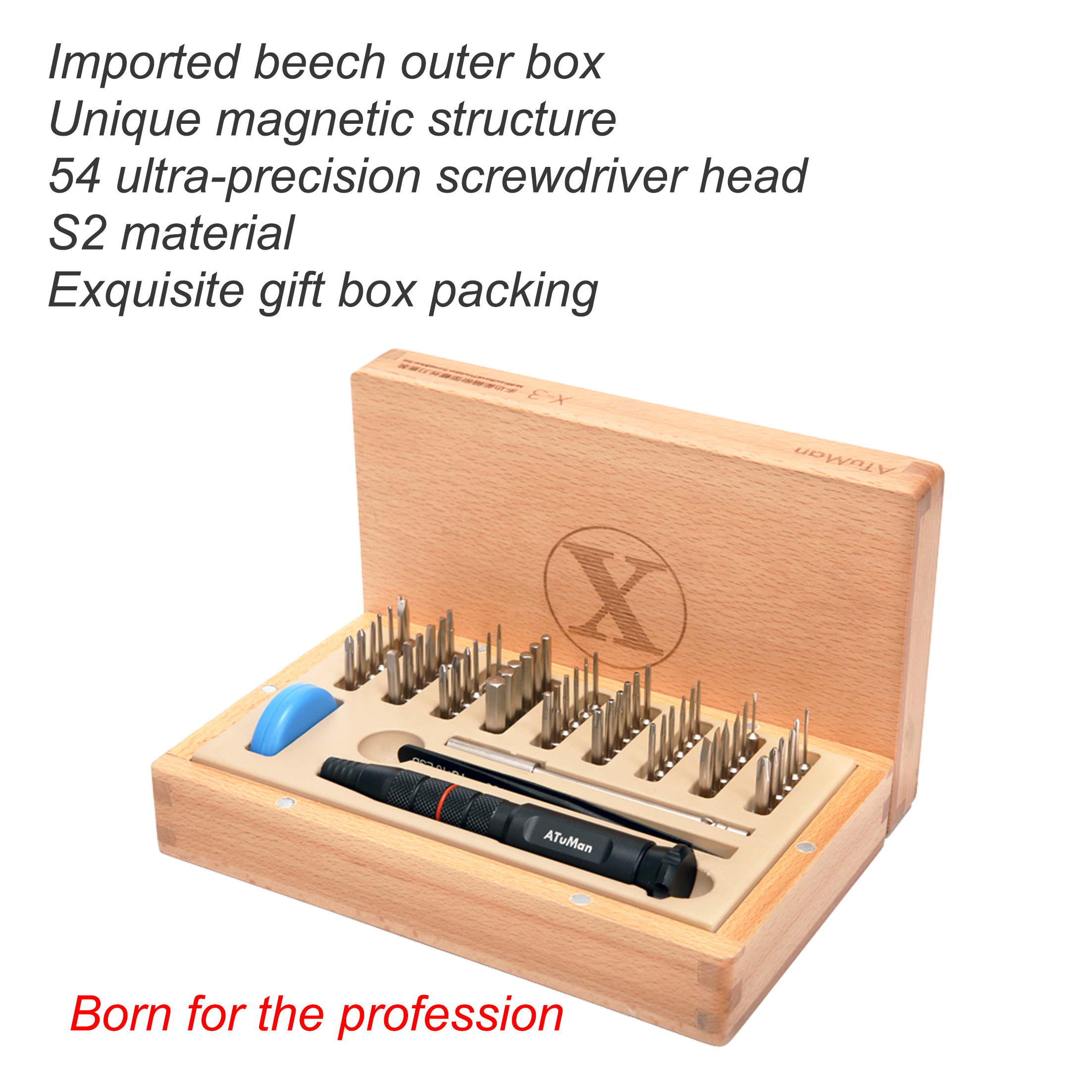 X-3 professional screwdriver set