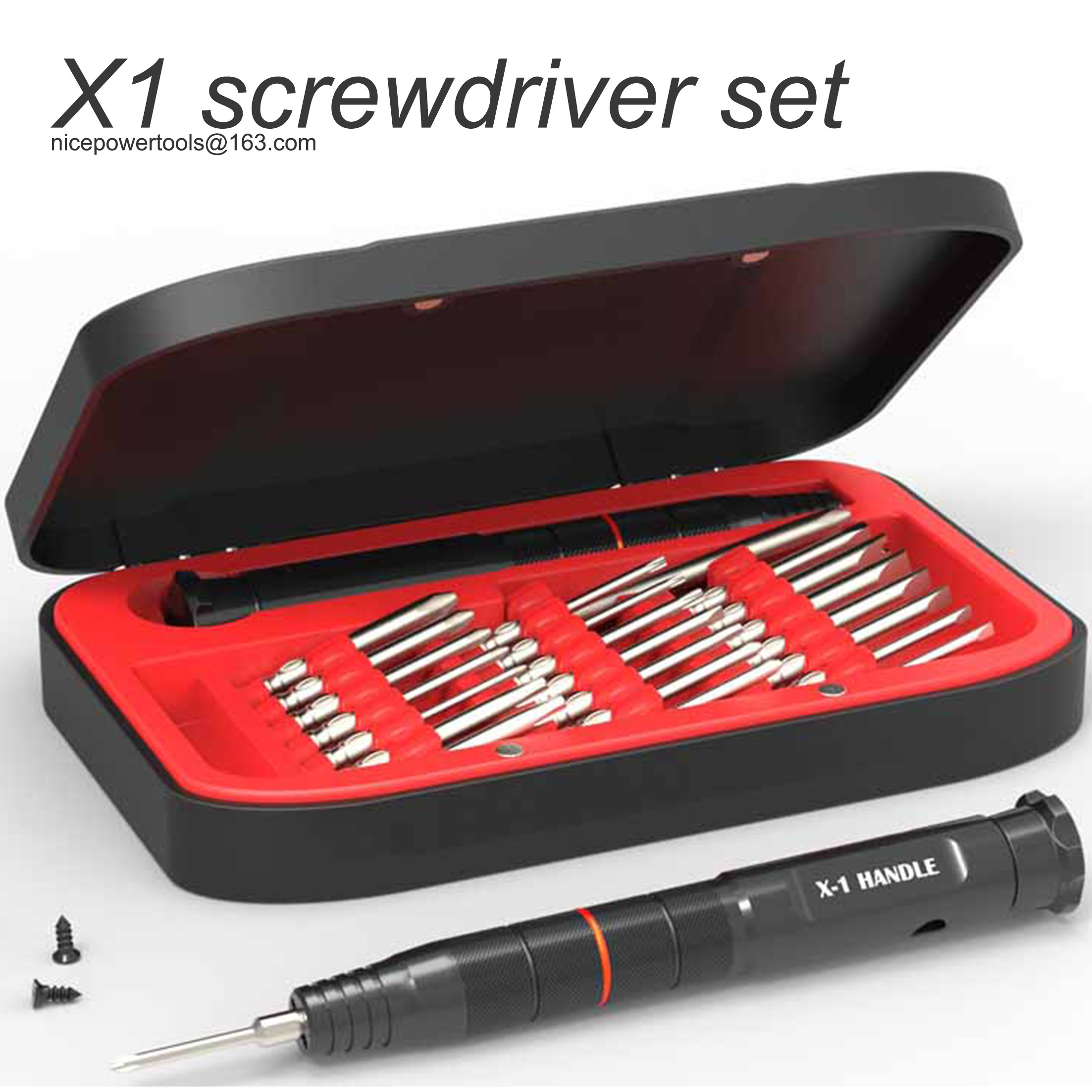 X1 professional screwdriver set