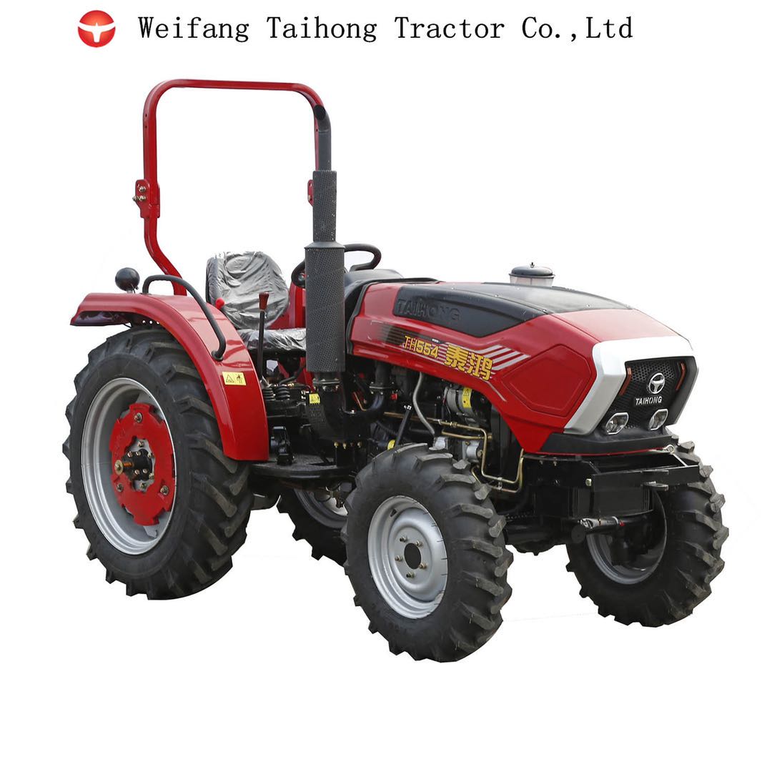 Good quality 55HP 4WD farm tractor made in china