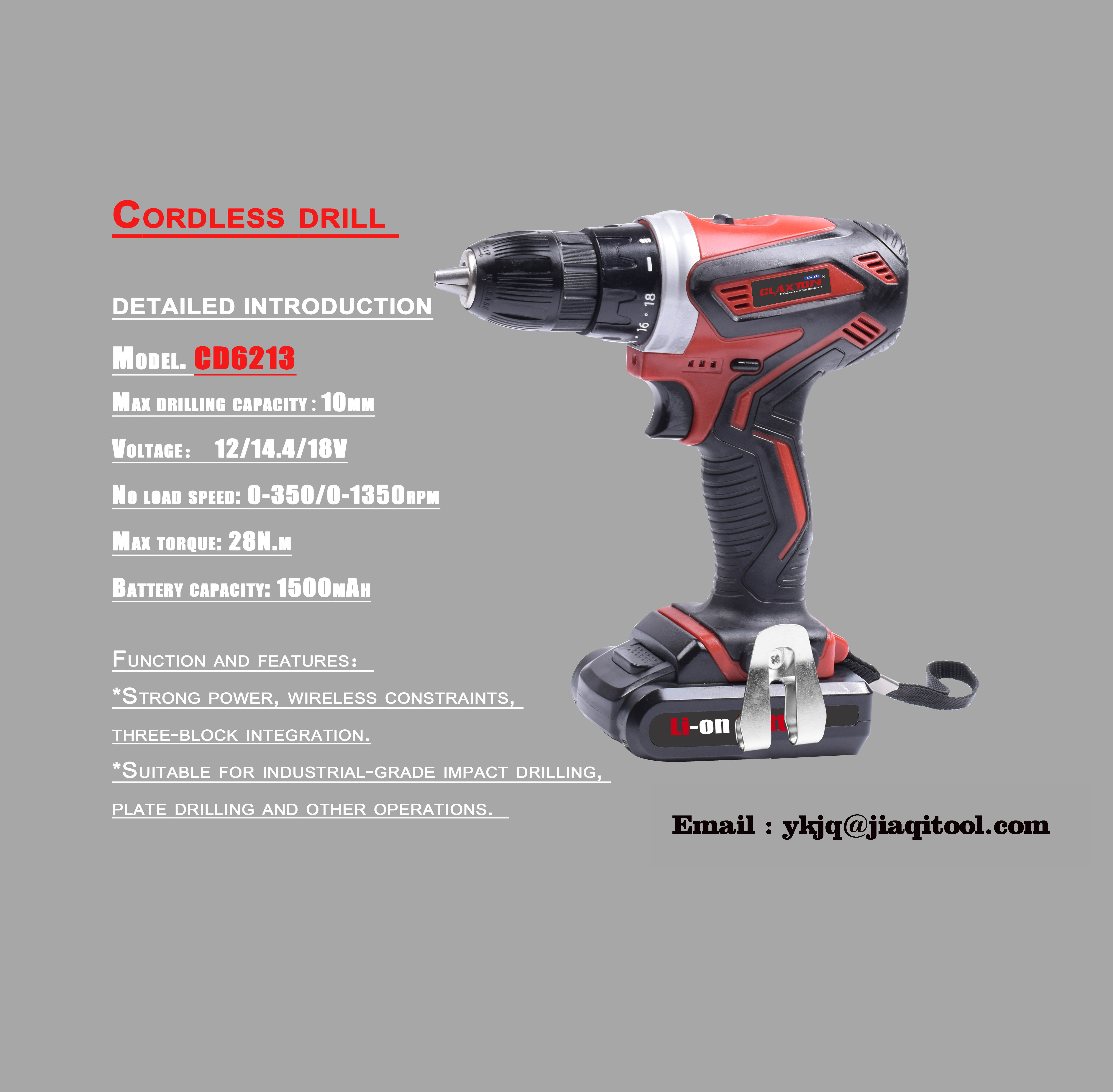 Cordless drill