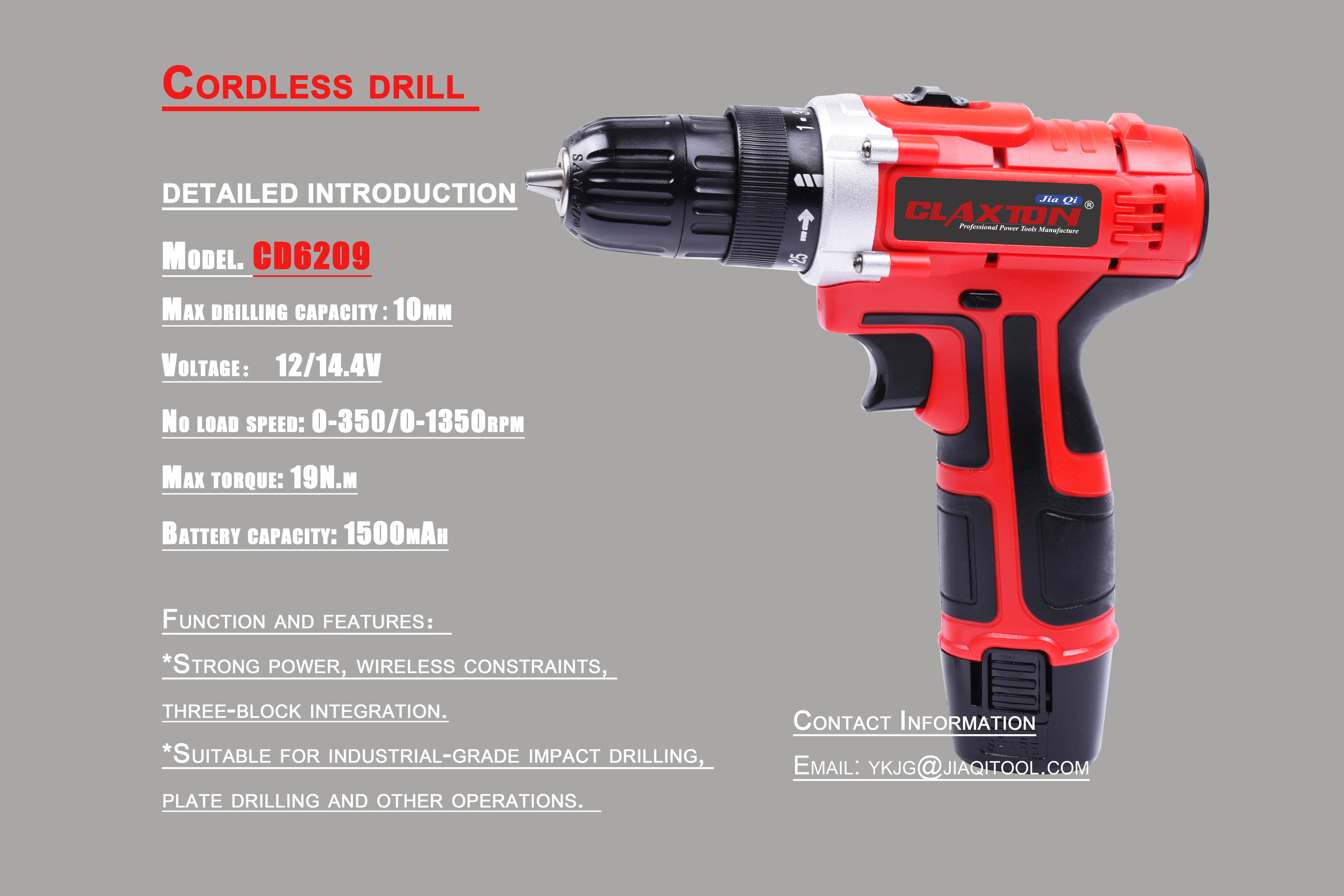 Cordless drill