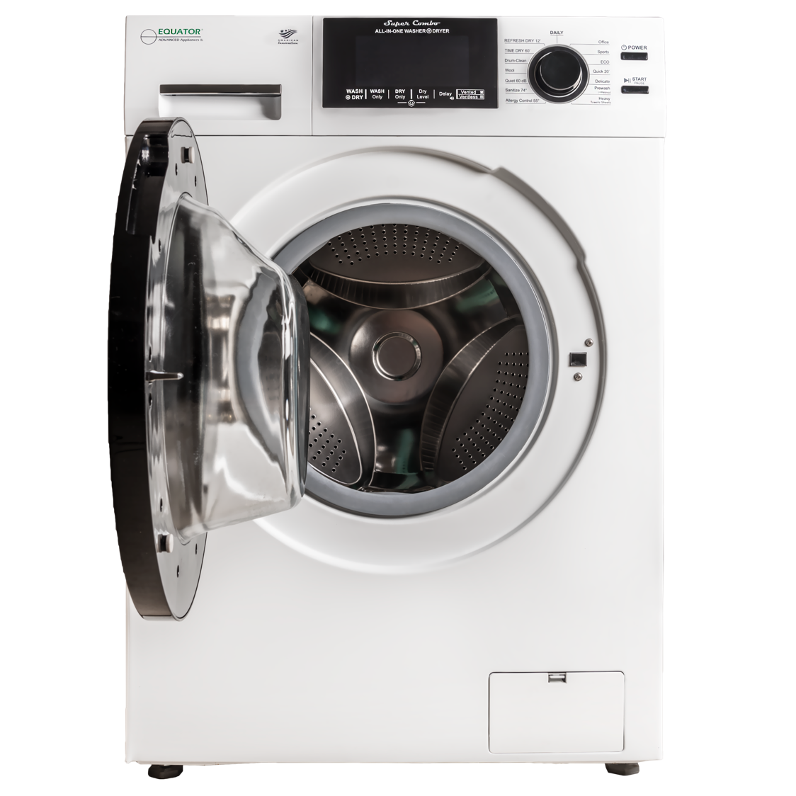 Front-load Washing Machine with Dryer