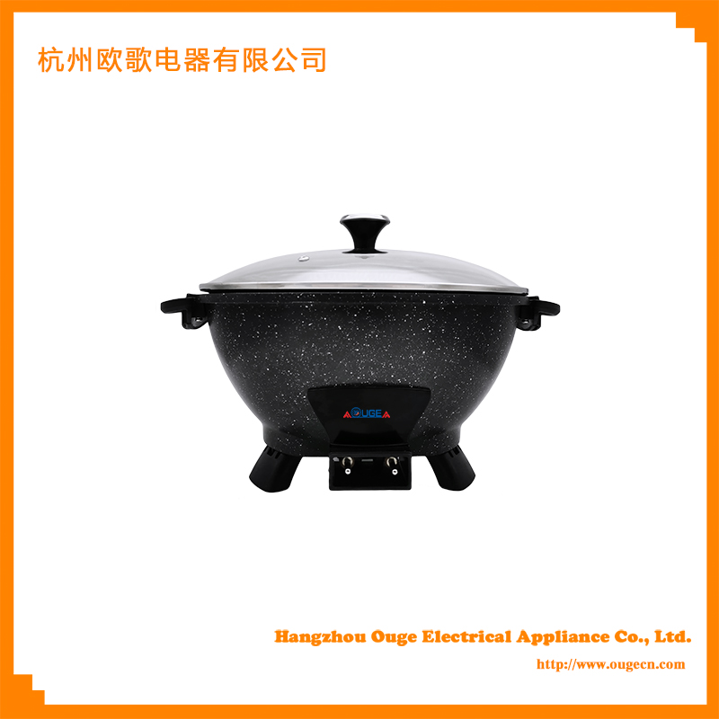 Electric aluminum multi function high volume pot with non-stick surface WK3012