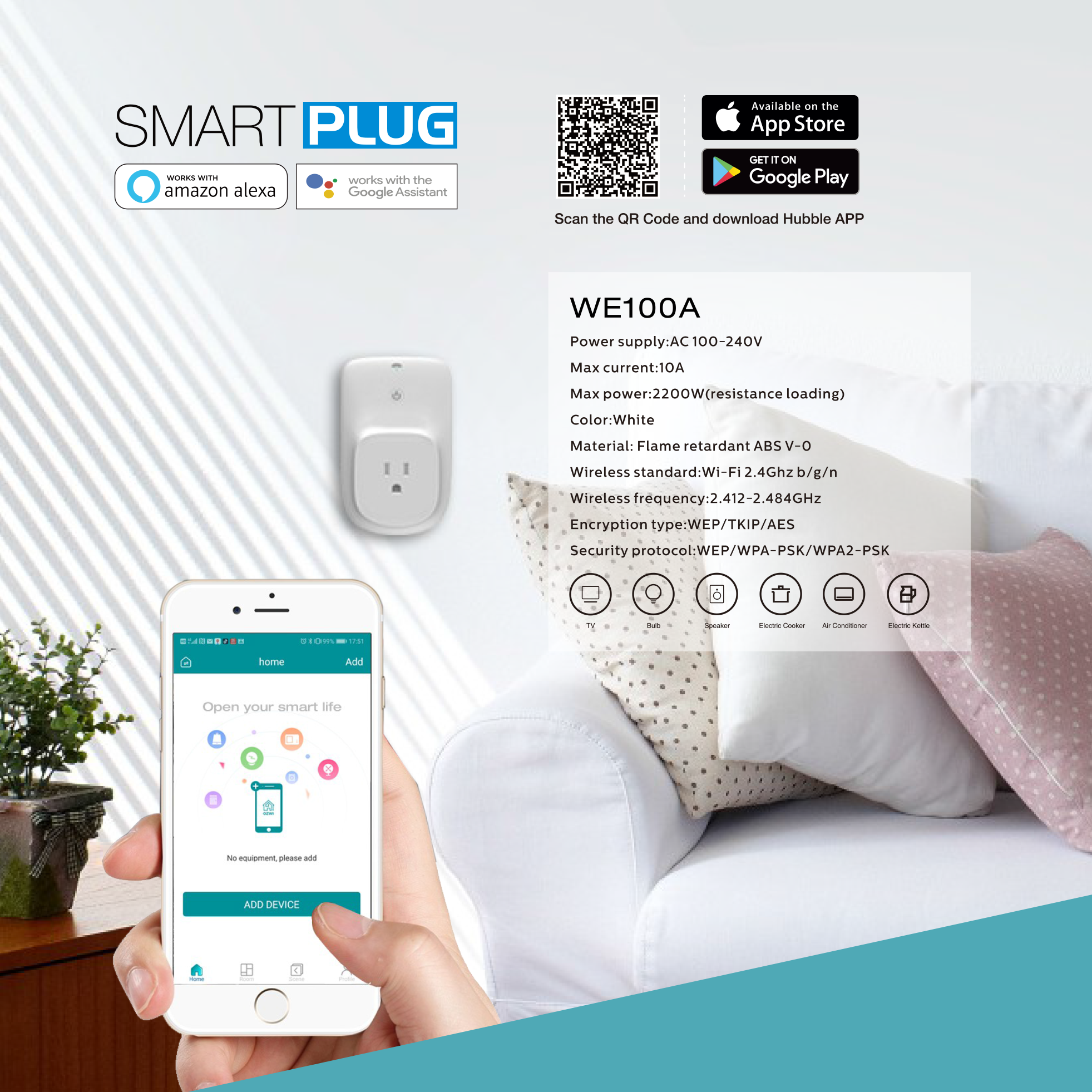 ozwi smart plug WE100
