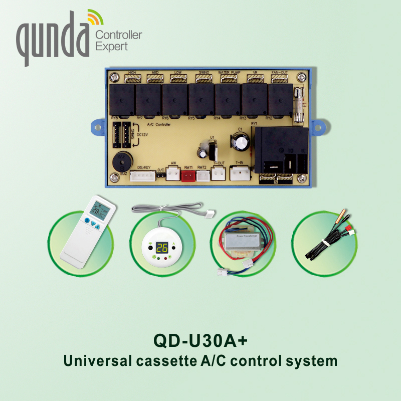 Universal cassette A/C control system