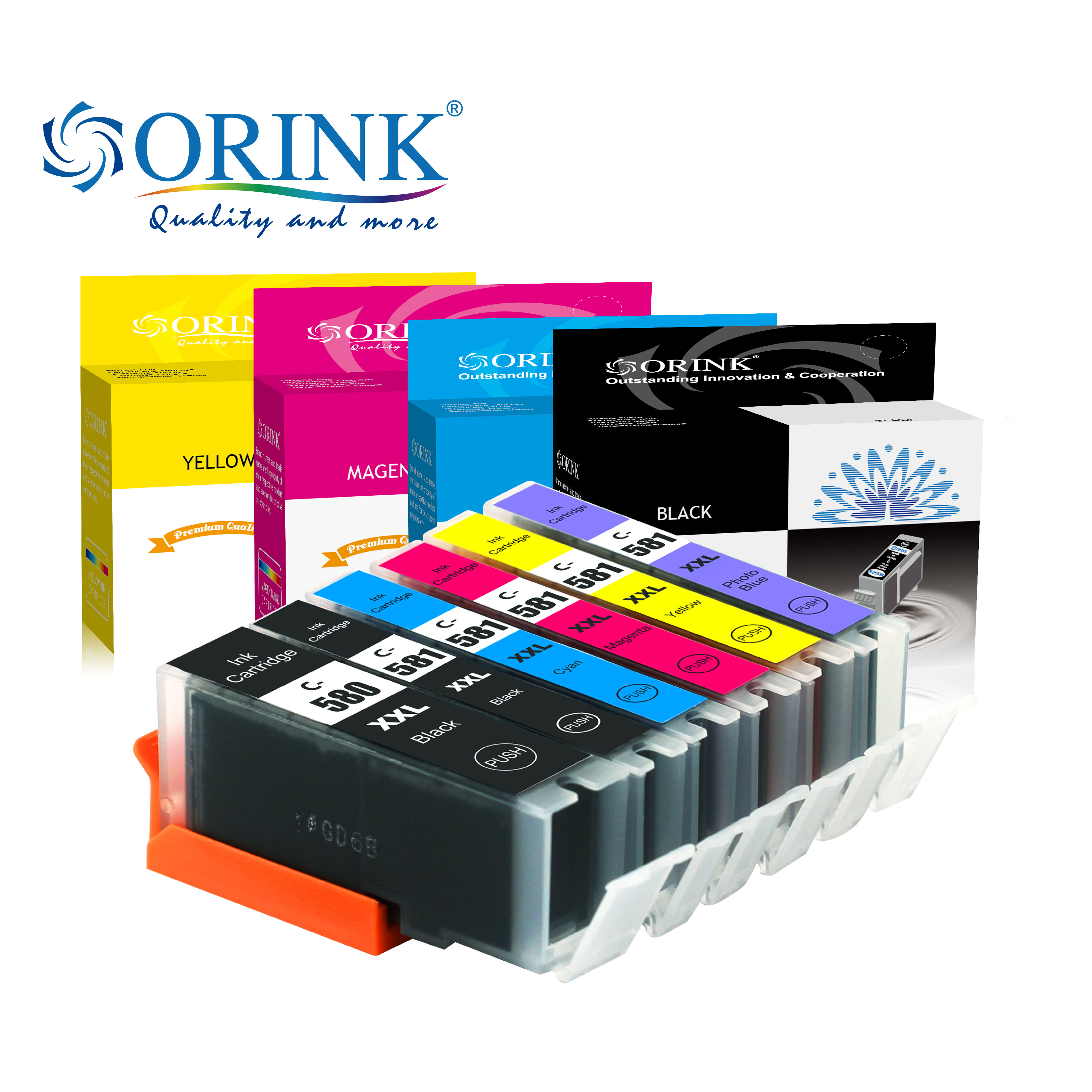 Compatible ink Cartridge for PGI580/CLI581