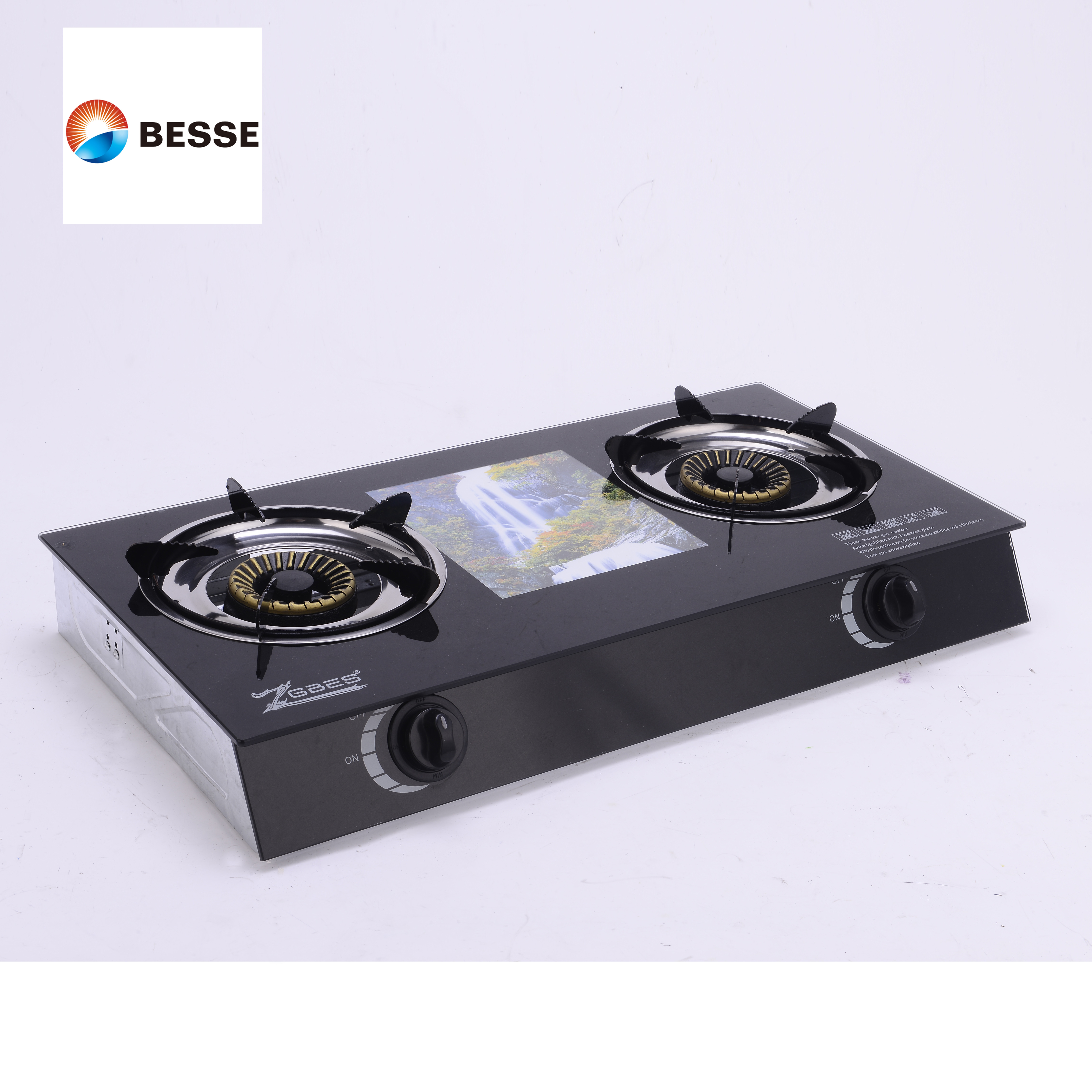 Temper Glass Cooking Gas Stove