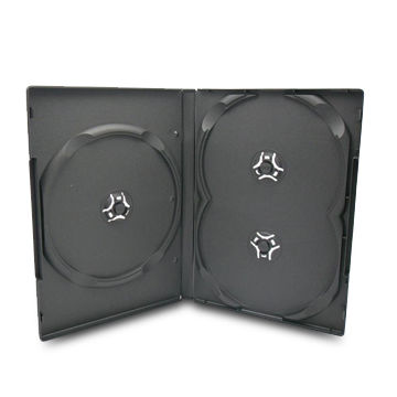 14mm Black DVD Case for 3 Discs