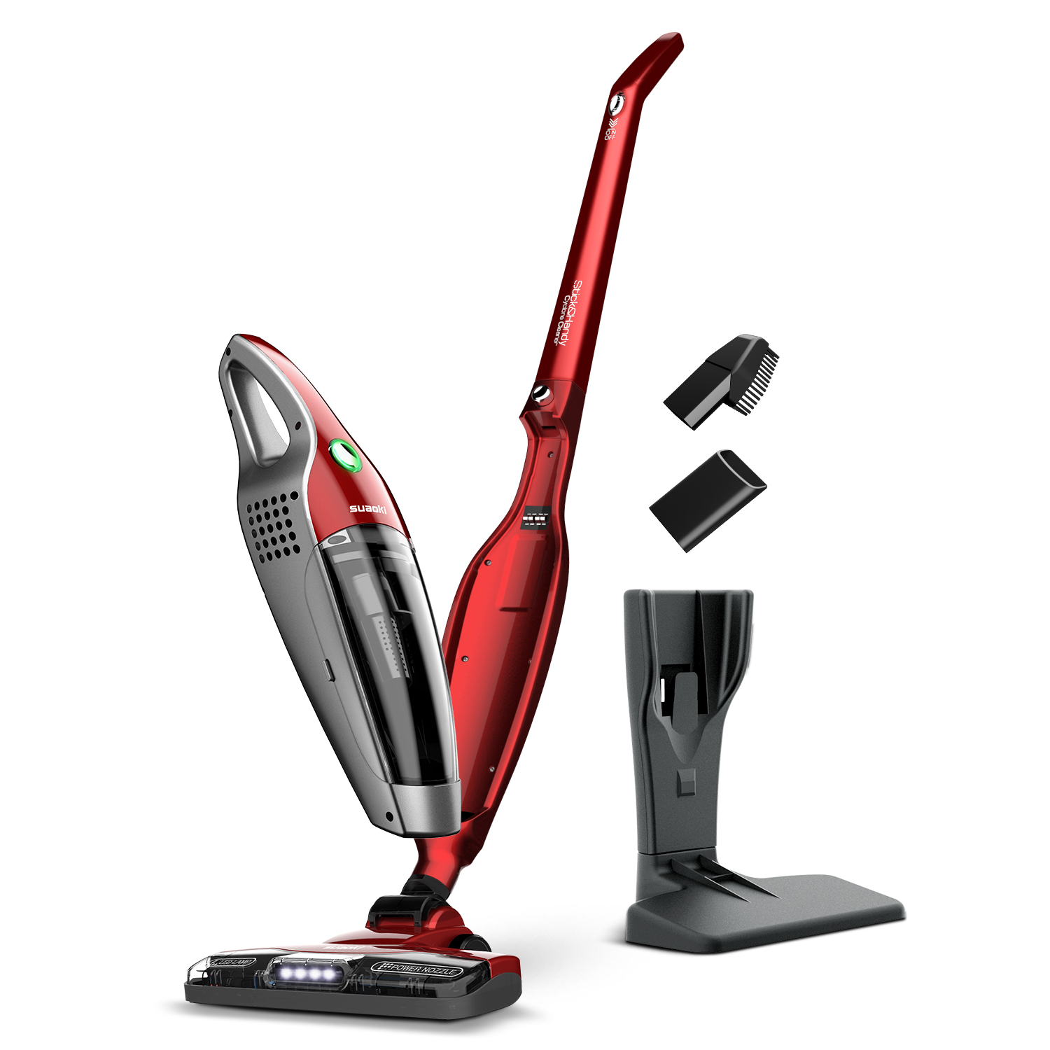 stick vacuum cleaner with LED light