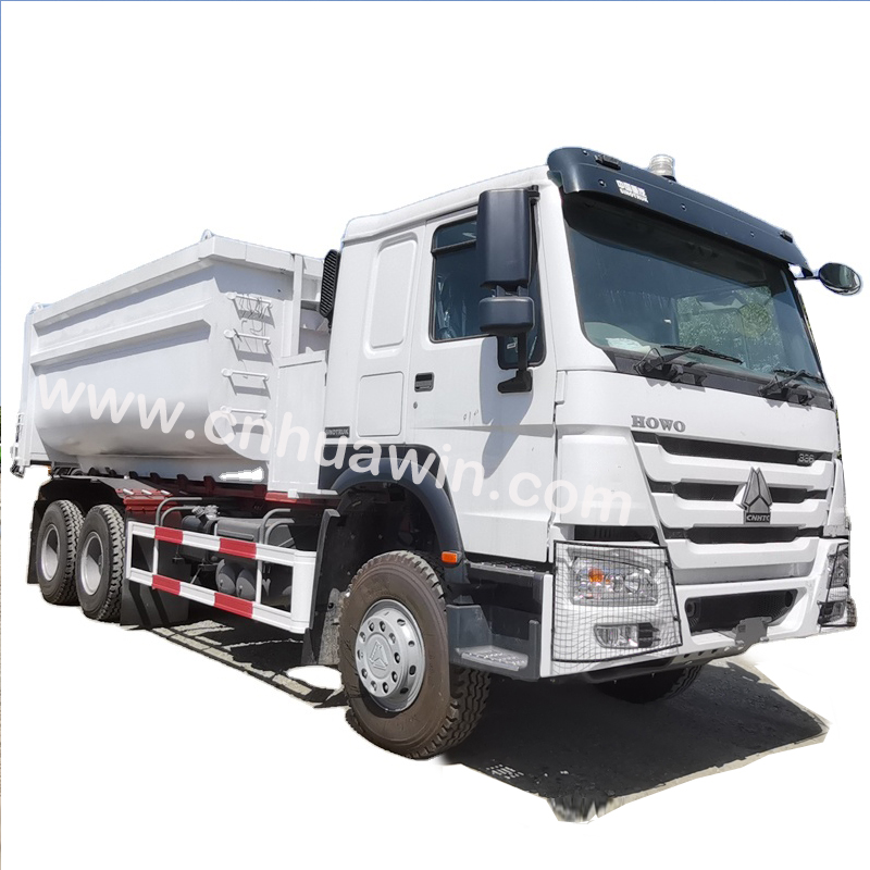 HOWO 6x4 20-25 CBM Carriage Removable Garbage Disposal Truck