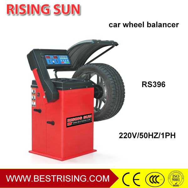 Car tyre repair used wheel balancer