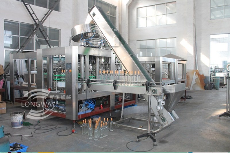100% factory Selling Alcohol Glass Bottle Washing Filling Sealing Machine for non-Gas Wine