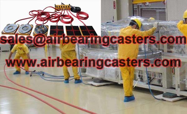 Air bearings and air casters save your cost when moving