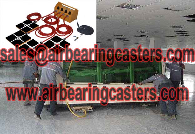 Air bearings and air casters save your cost when moving