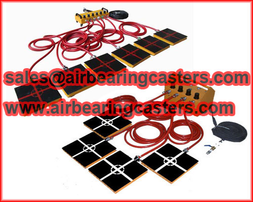 Air bearings and air casters save your cost when moving