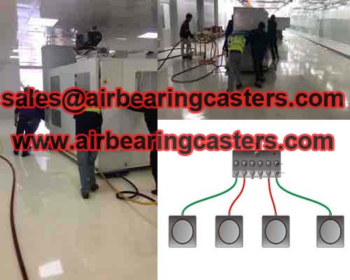 Air bearings and air casters save your cost when moving