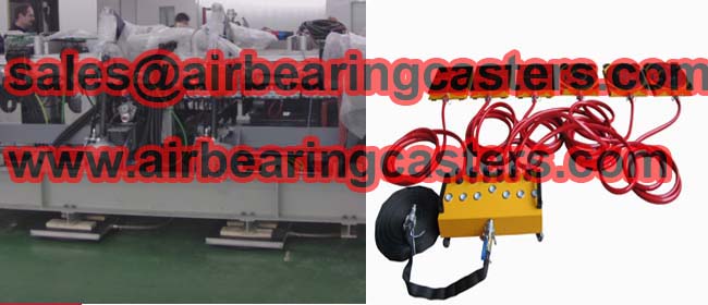 Air caster rigging systems details with manual instruction 