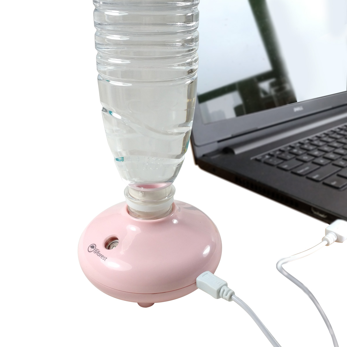 Cool Mist Personal Mini Humidifier  USB or Battery Operated Portable Travel Humidifying Device for u