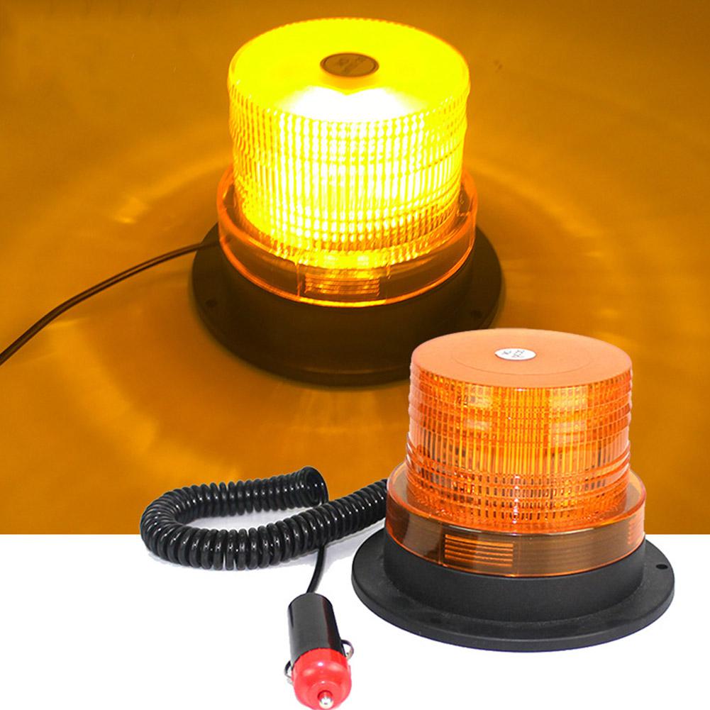 DC12-80V Amber LED forklift warning light   SMD 5730 LED strobe flash and rotating light with Magnet