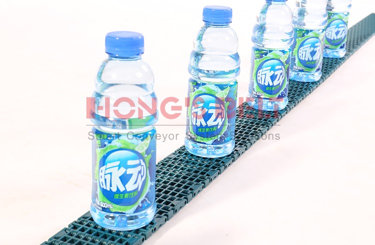 Plastic Modular Conveyor Belt HS-F1000-84B-GB for beverage industry 