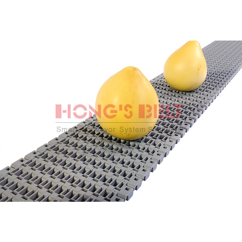 HONGSBEL HS-1700B Flush grid modular plastic conveyor belt for tire industry