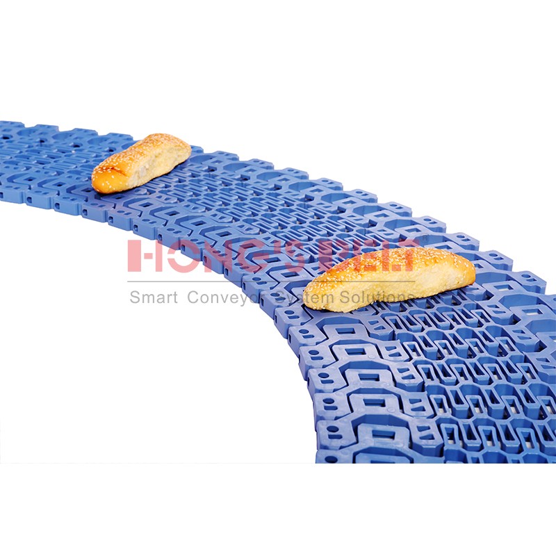 HONGSBELT HS-1400B modular plastic conveyor belt for spiral conveyors