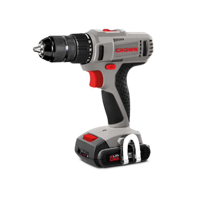 CROWN 14.4V Cordless Drill Driver 1.5AH Electric Drill Li-ion Power Tools CT21055LM-1.5S