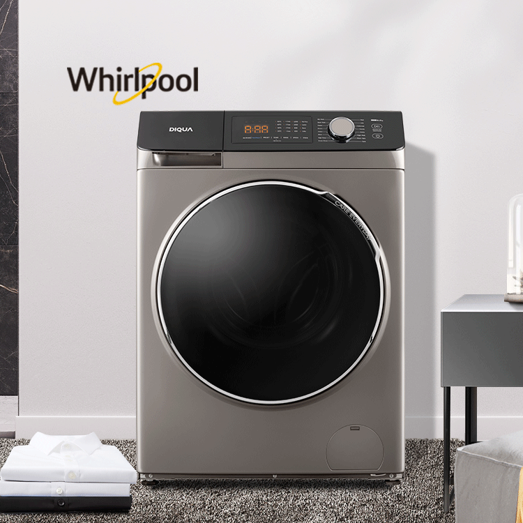 Whirlpool 10kg front loading washing machine and dryer with inverter motor washing machine
