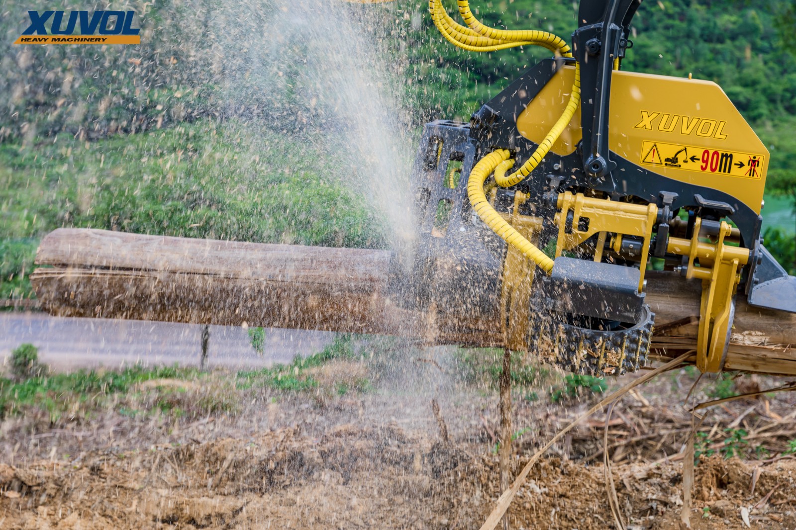 Tree  harvester head