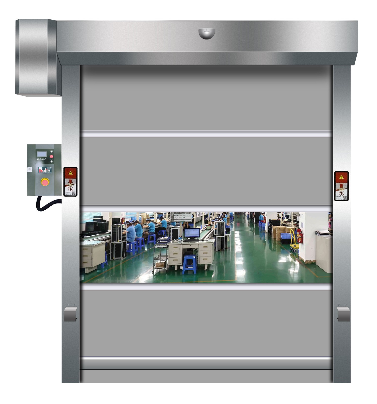 Industrial PVC Fabric rapid roller shutter door