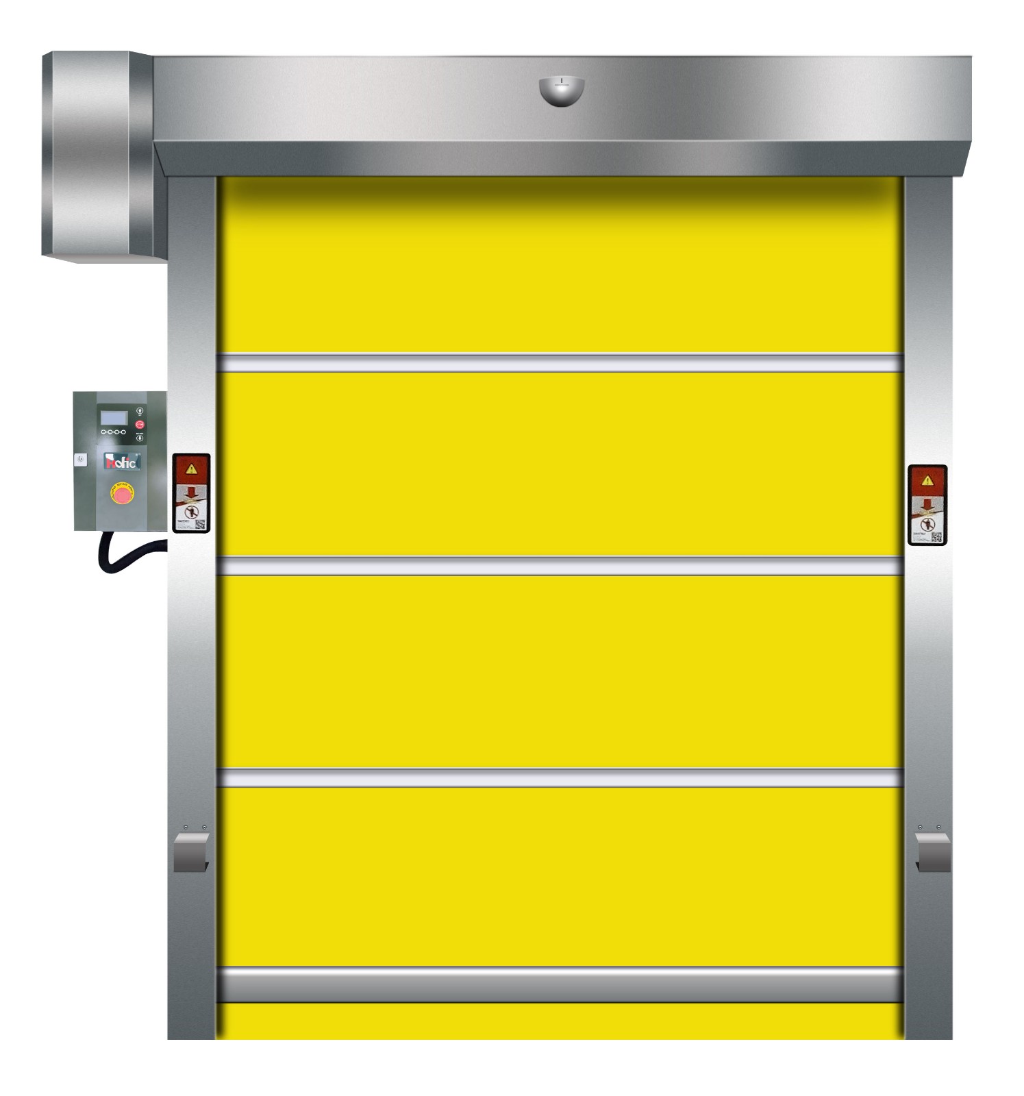  PVC high speed spiral door used in Logistics