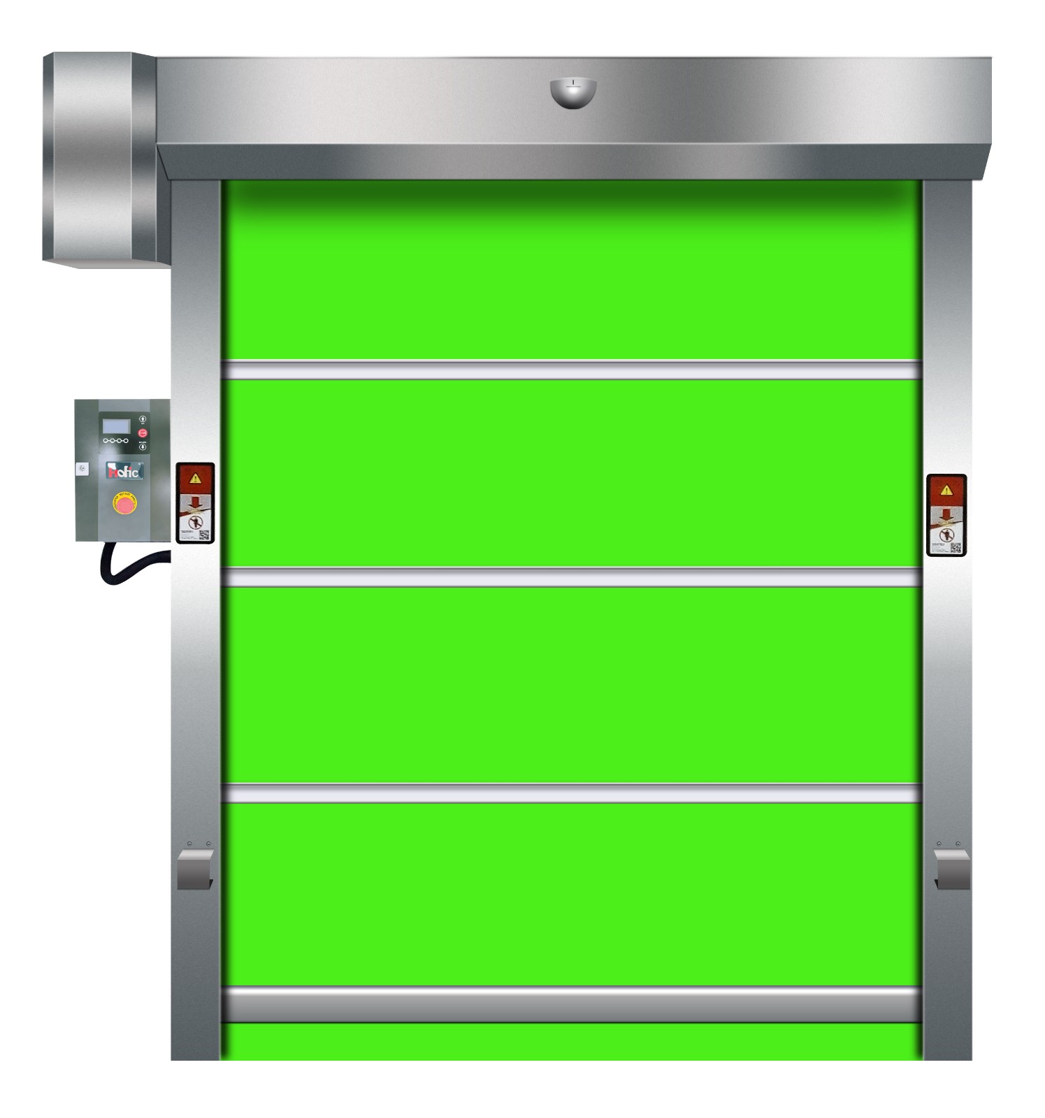  PVC high speed spiral door used in Logistics