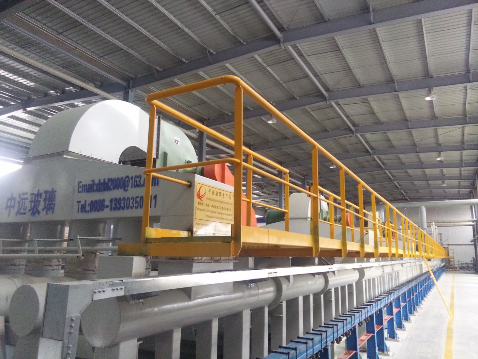 figured glass production line