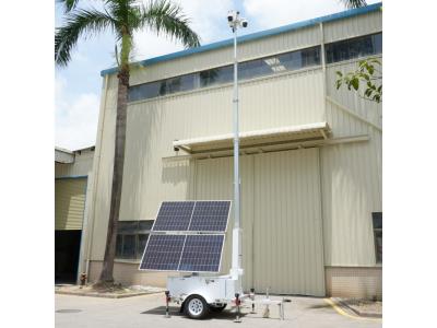 HiSOLO Mobile Solar CCTV Trailer