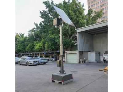 HiGUARD Off-Grid Solar CCTV Tower With 4m Telescopic Mast
