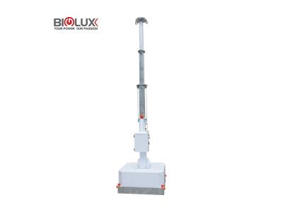 4m Square Manual Telescopic Mast and Base for Solar Street Light and Solar CCTV