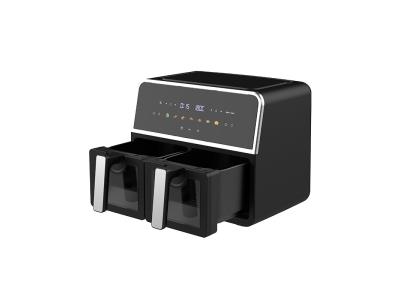 Double pot 9L touch panel home air fryer