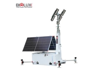 HiSKID-II Solar Light Tower with 90000lm - Skid-Mounted for Outdoor Lighting