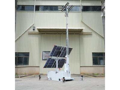 HiSKID-II Solar Light Tower with 90000lm - Skid-Mounted for Outdoor Lighting